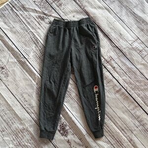 Champion Kids Charcoal Joggers with Logo